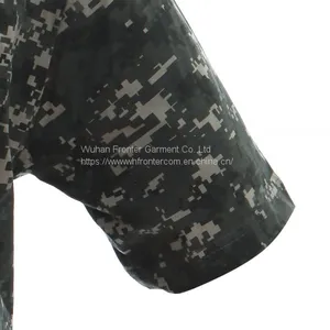 Fronter Produce FS011 Woodland Camo t Shirt With Collar thumbnail-3