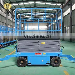 7LSJY Shandong SevenLift Elevador Tijera Peru Grove Aerial Genie High Pallet Platform Ladder Manlift thumbnail-5