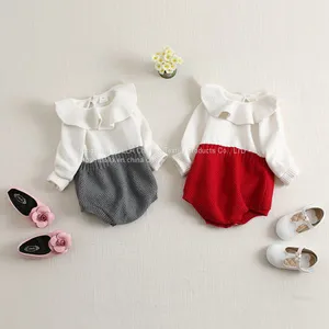 Knitted Romper Long Sleeve Infant Cartoon Romper Bunny Sleeve Long Winter Jumpsuit Newborn Baby Gift Set Clothes thumbnail-5