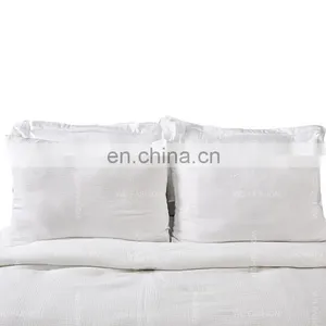 Luxury in Stock Double Layer Organic Cotton Comforter Muslin Ultra Soft Comforter Set Bedding Set With Shams thumbnail-3