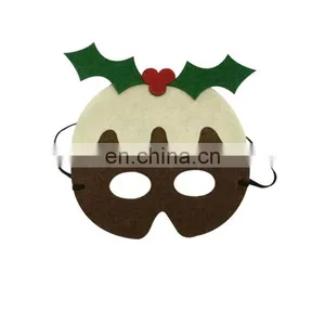 Wholesale Christmas Felt Half Face Mask for Decoration thumbnail-3