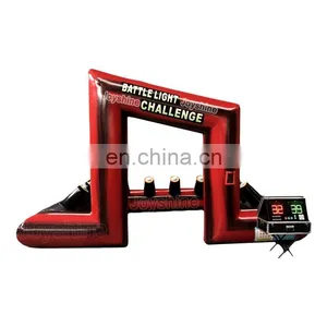 Wholesale Interactive Challenge IPS Lighting Zone Inflatable Boarding Battle Light Game, Interactive Challenge Inflatable thumbnail-2