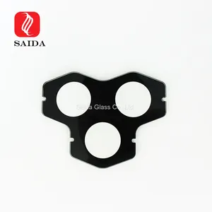 Customzied 3mm 4mm 5mm Black Ceramic Silkscreen Printing Toughened Glass for Architectual Lighting thumbnail-2