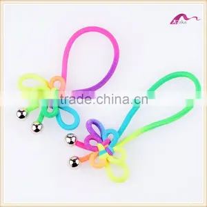 Wholesale Chinese Knot Elastic Hair Ponytail Holder For Girls Accessories thumbnail-2