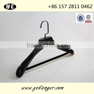 2016 New Fashional Luxury Black Wooden Hanger for Custom thumbnail-3