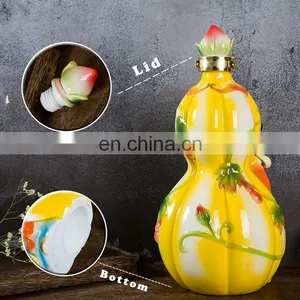 Weian 5000ml Fu Lu Shou Ceramic Wine Bottle thumbnail-5