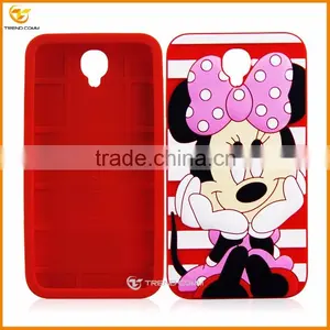 for Alcatel One Touch 6037 Cute Cartoon Silicone Back Cover Case thumbnail-3