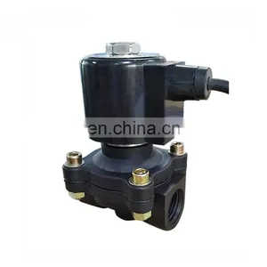 COVNA DN15 1/2 Inch 2 Way 12V DC Normally Closed IP68 Underwater PVC Plastic Submersible Solenoid Valve thumbnail-1
