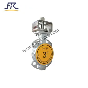 DN80 PN16 Ceramic Lined Butterfly Valve thumbnail-5