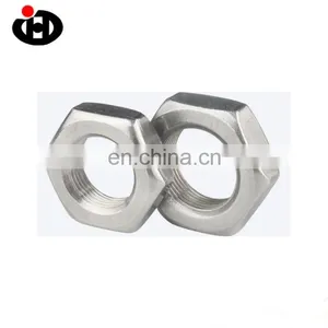 High JINGHONG SS 304 DIN439 Quality Thin Hexagon Nut M4 Sold in China thumbnail-5