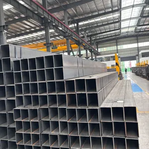 3 Inch Black Iron Pipe Cold Rolled Mild Steel Iron Square Pipe Carbon Rectangular Steel Tube thumbnail-1