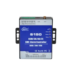 GSM 3G 4G SMS Remote Controller Alarm With 8DI 2DO USB for Buildings and Real Estate thumbnail-4