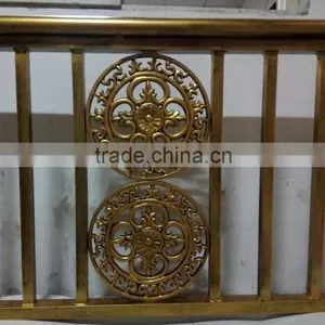 Golden Color Artist Steel Railing thumbnail-1
