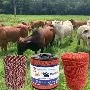 New Product 2% UV Resistant Outdoor Conductive Livestock Electric PolyWire Fence Poly Ropes thumbnail-2