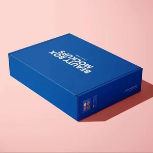 Custom Soy Ink Printed Design Corrugated Cardboard Packaging Mailer Box Folding Post Airplane Shipping Mailing Box thumbnail-3