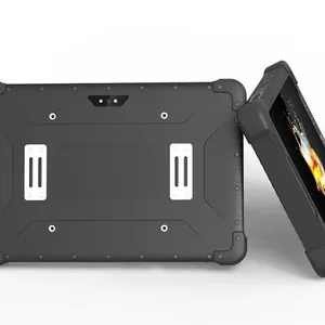 HR818C Cheapest Factory 8'' Android 13 4GB+64GB IP65 Rugged Tablet PC With NFC 2D Barcode Scanner FBI Fingerprint UHF RFID IRIS thumbnail-3