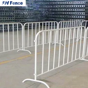 Temporary Fencing for Sports Events Crowd Control /Road Metal Steel Crowd Barrier thumbnail-6