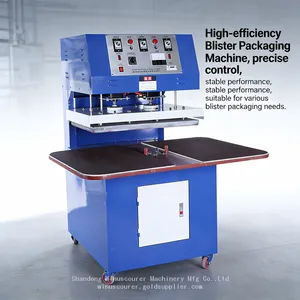 High Speed Automatic Blister Card Packaging Machine For Scourer Pack thumbnail-1