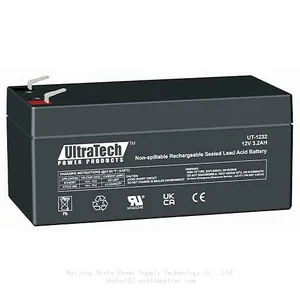 UltraTech UT-1240 / UT-1250-F1 12V, 4.5Ah Sealed Lead Acid Alarm Battery UT1240 UT-1250-F1 ISO9001 thumbnail-3
