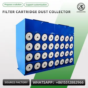 Pulse Jet Cartridge Dust Collector Industrial Filter Cartridge Dust Removal Machine thumbnail-2