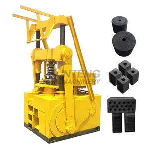 Raw Coal Briquette Machine Coal Honeycomb Briquette Machine Combustible Carbon Molding Machine EPC thumbnail-1