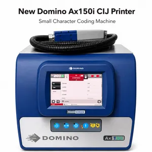 New Original Domino Ax150i Continuous Inkjet Printer Small Character Date Coding Machine thumbnail-1
