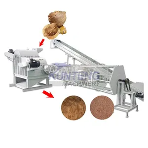 High Capacity Coconut Husk Decorticating Coconut Coir Dehusk Fiber Machine EPC thumbnail-1
