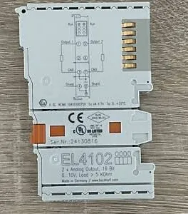 Beckhoff EL4102 EtherCAT Analog Output Terminal 2-Channel Voltage Output Module ±10V 16-Bit Industrial Automation I/O thumbnail-3