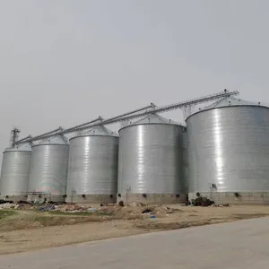 Heavy Duty Galvanized Steel Grain Silo for Farm Storage and Agricultural Processing thumbnail-2