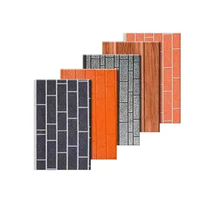 PU Foam Decorative Exterior Wall Sandwich Panel Waterproof and Insulated Metal Carved Board Construction Board thumbnail-5