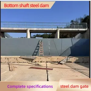 Reinforced Load-Bearing Bottom Hinged Steel Dam High Efficiency Water Blocking Weir for Water Conservancy thumbnail-4
