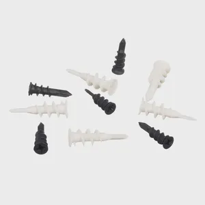 M6 M8 M10 Plastic Expansion Anchors for Brick Wall Ribbed Design Anti-rotation PA66 Nylon Heavy Duty Full Sizes Available thumbnail-1