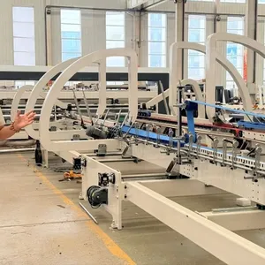 Large Output Horizontal Folder Gluer Stitcher for Industrial Mass Production thumbnail-4