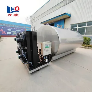 Horizontal Bulk Milk Cooling Tank Raw Milk Bulk Milk Cooler Milk Chiller thumbnail-3