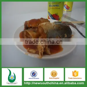 Wholesale African Food Canned Mackerel Fish in Tomato Sauce for Camper thumbnail-1
