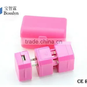 Universal Travel Adapter With USB Charger 1000mA CE LVD ROHS Compliant Guangzhou Factory thumbnail-4