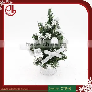 New Arrival Mini 20cm Artificial Small With Balls Christmas Tree Decoration thumbnail-1