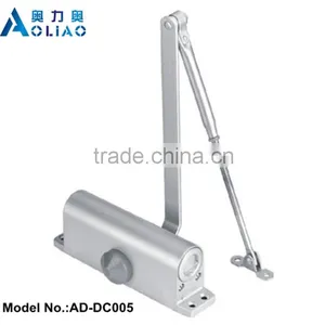 High Quality Aluminium Round Shape Heavy Duty Hydraulic Door Closer Hinge thumbnail-1