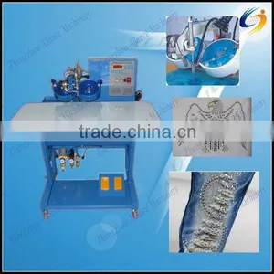 Ultrasonic Hot Fix Rhinestone Machine for T-shirt/hat/bag/shoe thumbnail-2