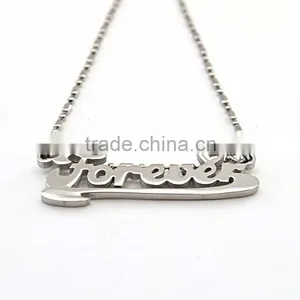 Mothers Day Wholesale Gifts Alphabet Letter Silver Pendant thumbnail-2
