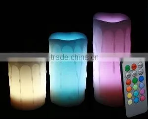 Moving Wick Battery Operated Flameless Candle With Timer and Remote Lifetime Guarantee thumbnail-5