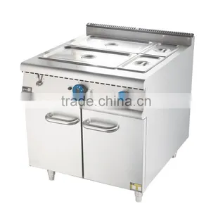 2016 NEW China Hot Sale Luxury Western Kitchen Equipment Gas Bain Marie With Cabinet thumbnail-1