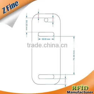 2015 New Product Non-standard Custom Watch Plastic Pvc Hand Tag thumbnail-2