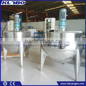 KUNBO 500 Liter Industrial Steam Jacketed Mixing Cooking Kettle With Agitator thumbnail-1
