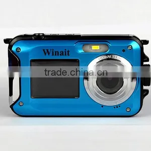 DC-16 WINAIT OEM Water Proof 4k Digital Camera Dual Display 2.7'' TFT and 1.8'' TFT Dual Panel DC-16 thumbnail-2