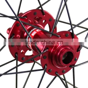 2016 New Carbon Beadless Wheelset 50mm Wide 650b+ Carbon Wheels for 27.5 Plus Bikes Tubeless Compatible Quality Choice thumbnail-4