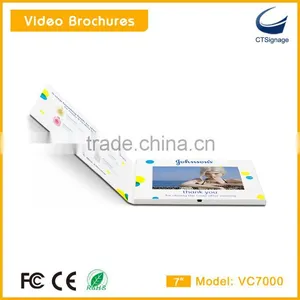 7 Inch Tft Lcd Screen Sexy Video Greeting Cards Invitation Cards Video Wedding Cards Vc7000 thumbnail-6