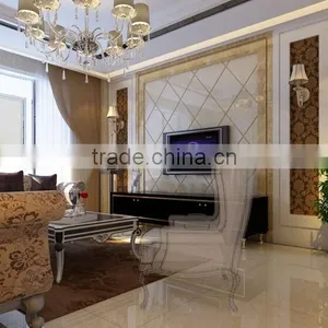 2016 Botton Price for Diamond Shaped 3D Printing Glass for tv Background Wall thumbnail-1