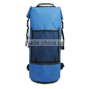 25L TPU PVC Cylinder Outdoor Roll Top Waterproof Backpack thumbnail-1