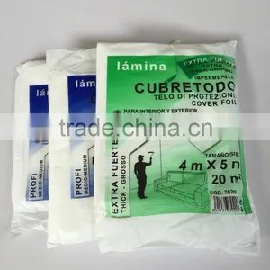 Plastic Drop Sheet/ PE Drop Cloth/ Dust Cover for Decoration thumbnail-4